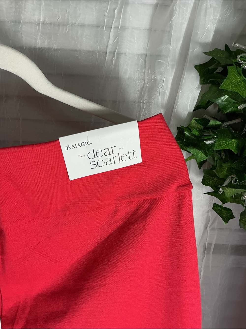 Dear Scarlett Flared Pants - Coral Red - Picture 5 of 12